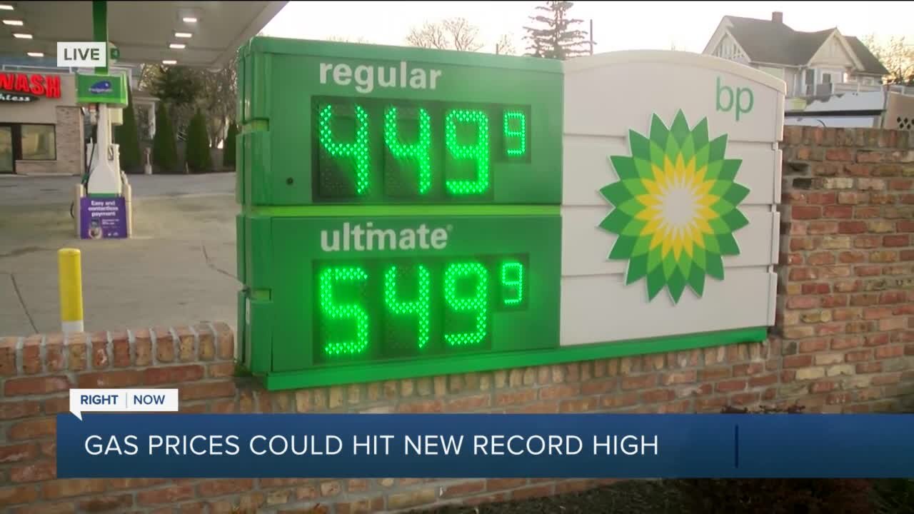 Gas prices could hit new record high