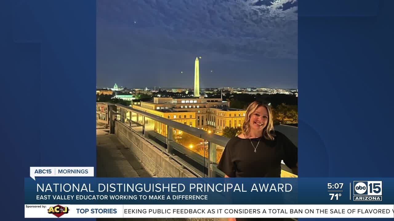 Valley school principal gets top honors with National Distinguished Principal Award