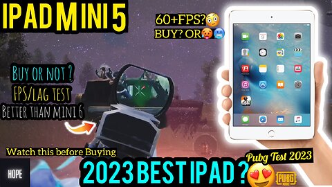 My first PUBG Gameplay on Rumble | iPad Mini 5 PUBG Test