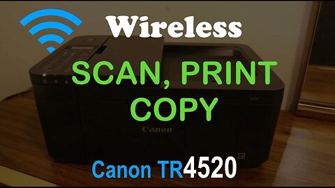 Canon PIXMA TR4520 Wireless All in One Photo Printer with Mobile Printing