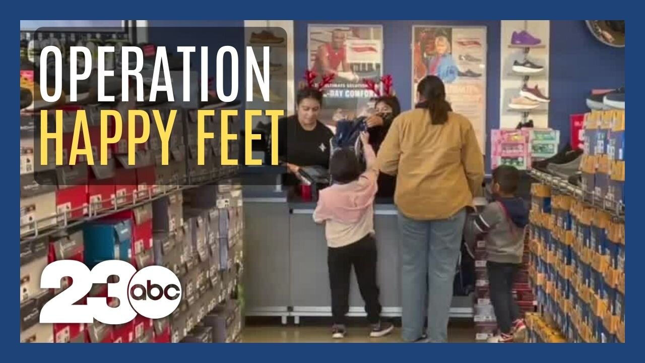 Operation Happy Feet gives shoes to Kern County schoolchildren in need