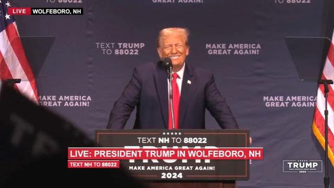 LIVE: President Trump in Wolfeboro, NH