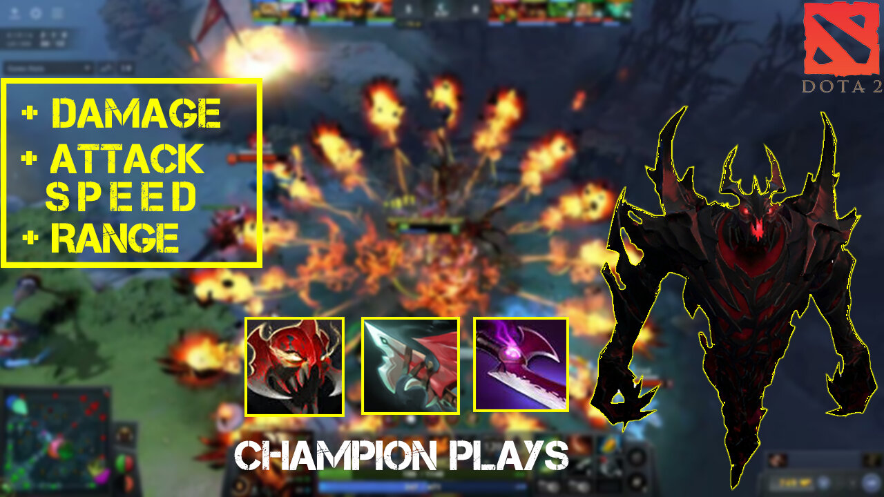 Dota 2 Game Hero Play Shadow Fiend