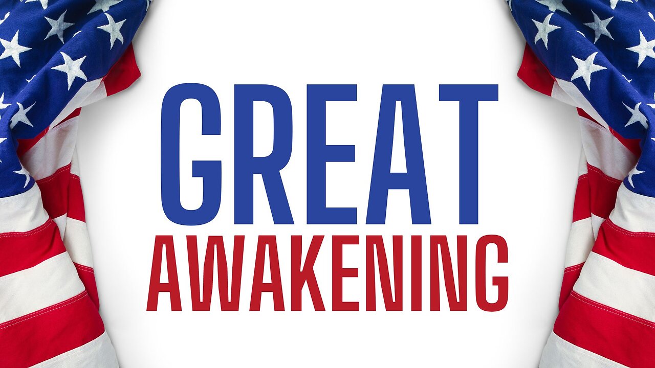 Vote to get America out of the rude awakening and into the great awakening.