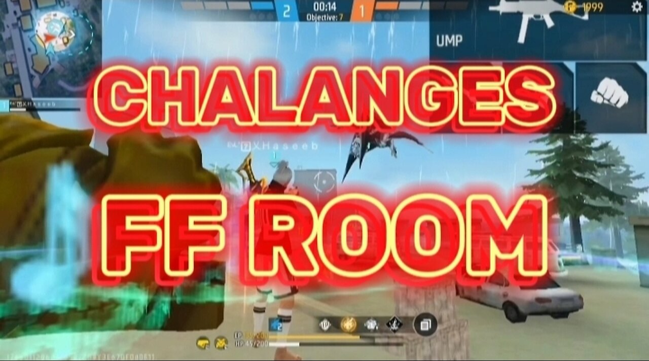 Free fire chalenge Room 1 vs 2 wait for End