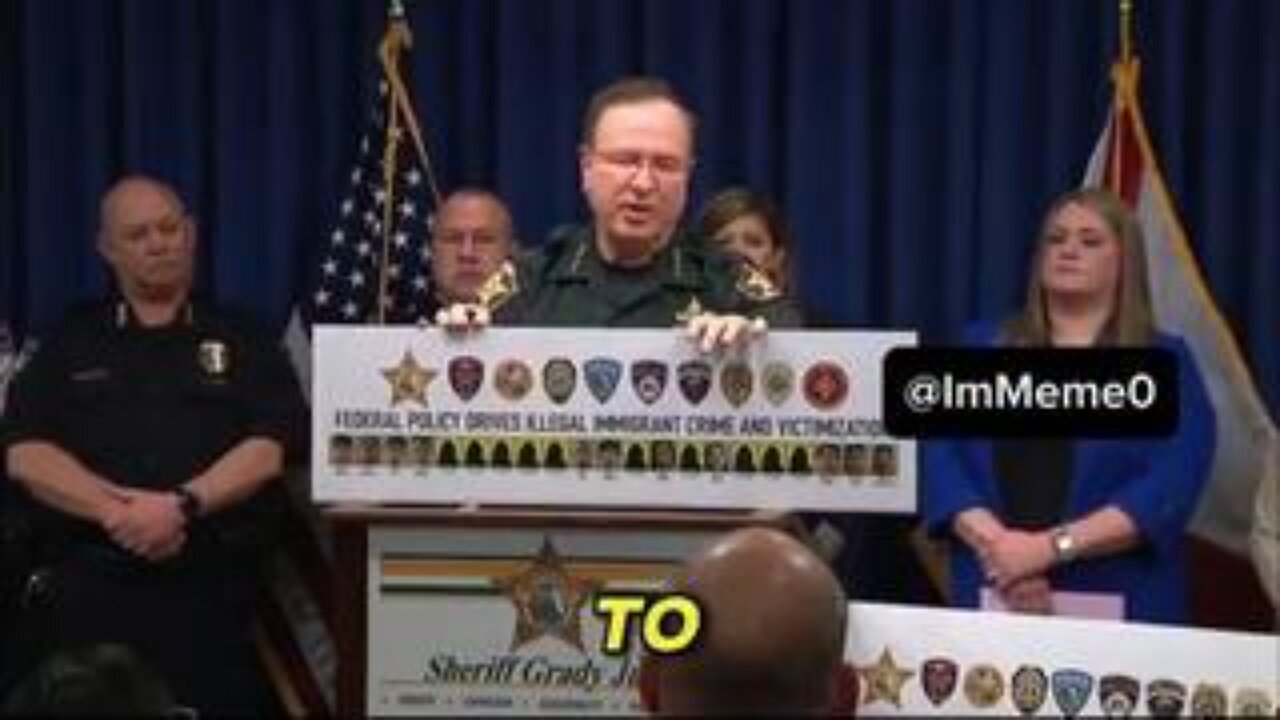 Sheriff Grady Judd Reveals How US Federal Govt Provides Unlimited Free Plane Tickets To Illegals