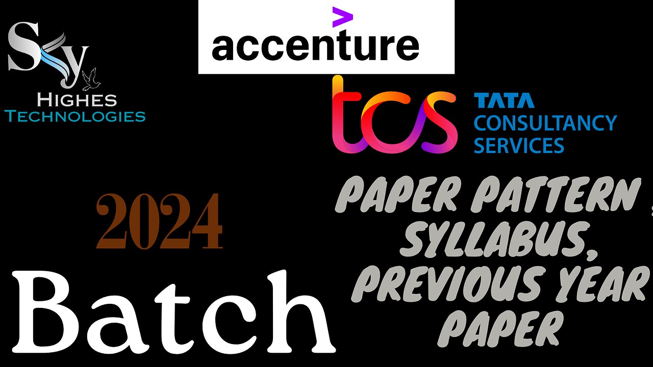 Prepration for Accenture 2024 batch |Campus| Syllabus, Pattern, and Previous Year Paper Analysis