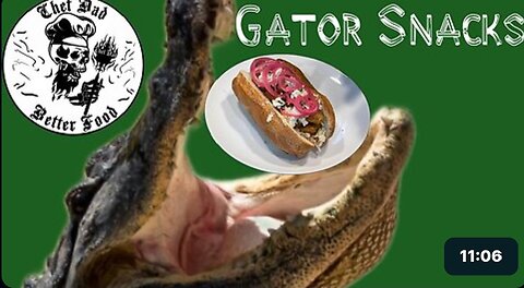 Make an impression whit the best poboy ever Alligator poboy