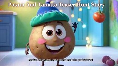 Potato And Tamato Teaser Hunt Story | Vegetables Story | English Story | Animated | Glee Glow