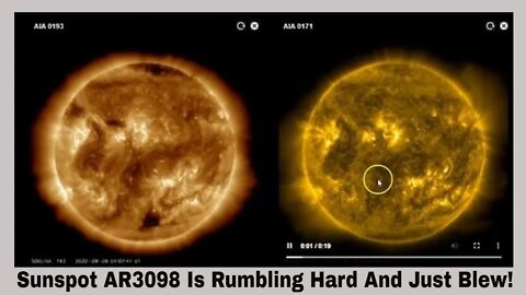 New Sunspot AR3098 Is Rumbling Hard!