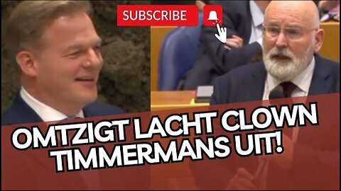 Omtzigt lacht CLOWN Timmermans uit!