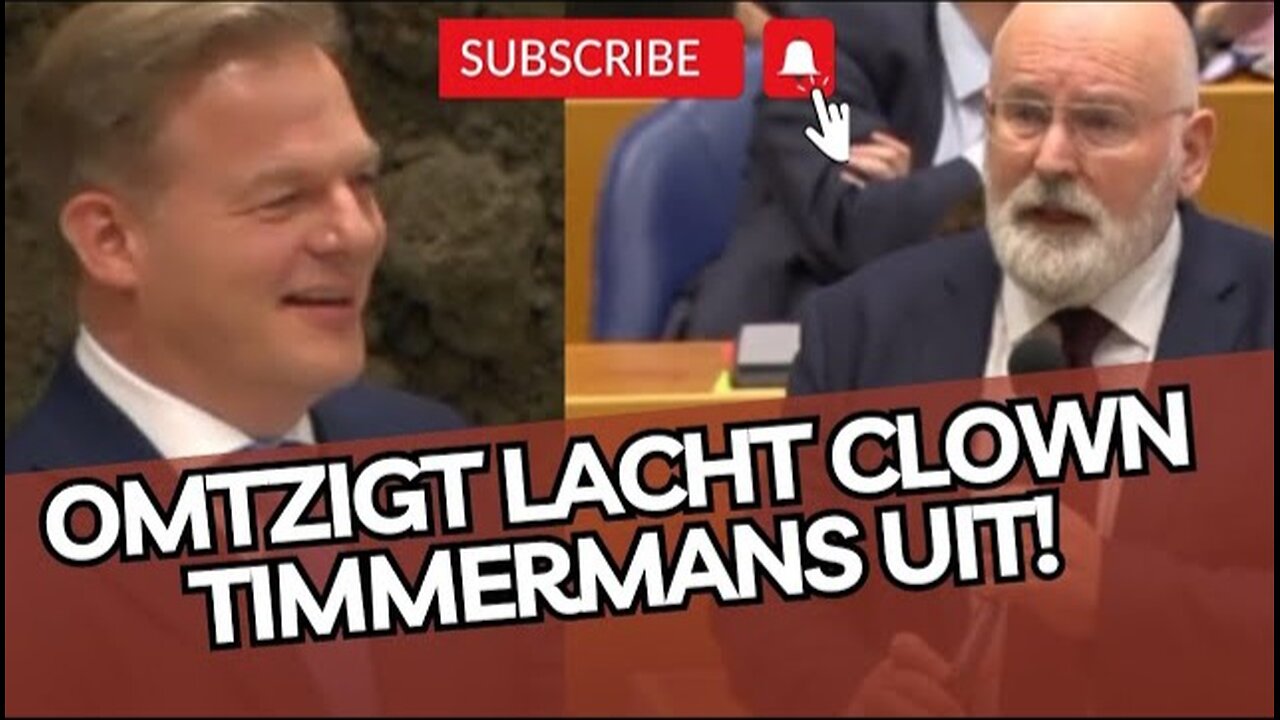 Omtzigt lacht CLOWN Timmermans uit!