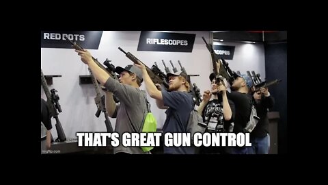 Gun Control But Never Criminal Control, Or Illegal Immigration Control