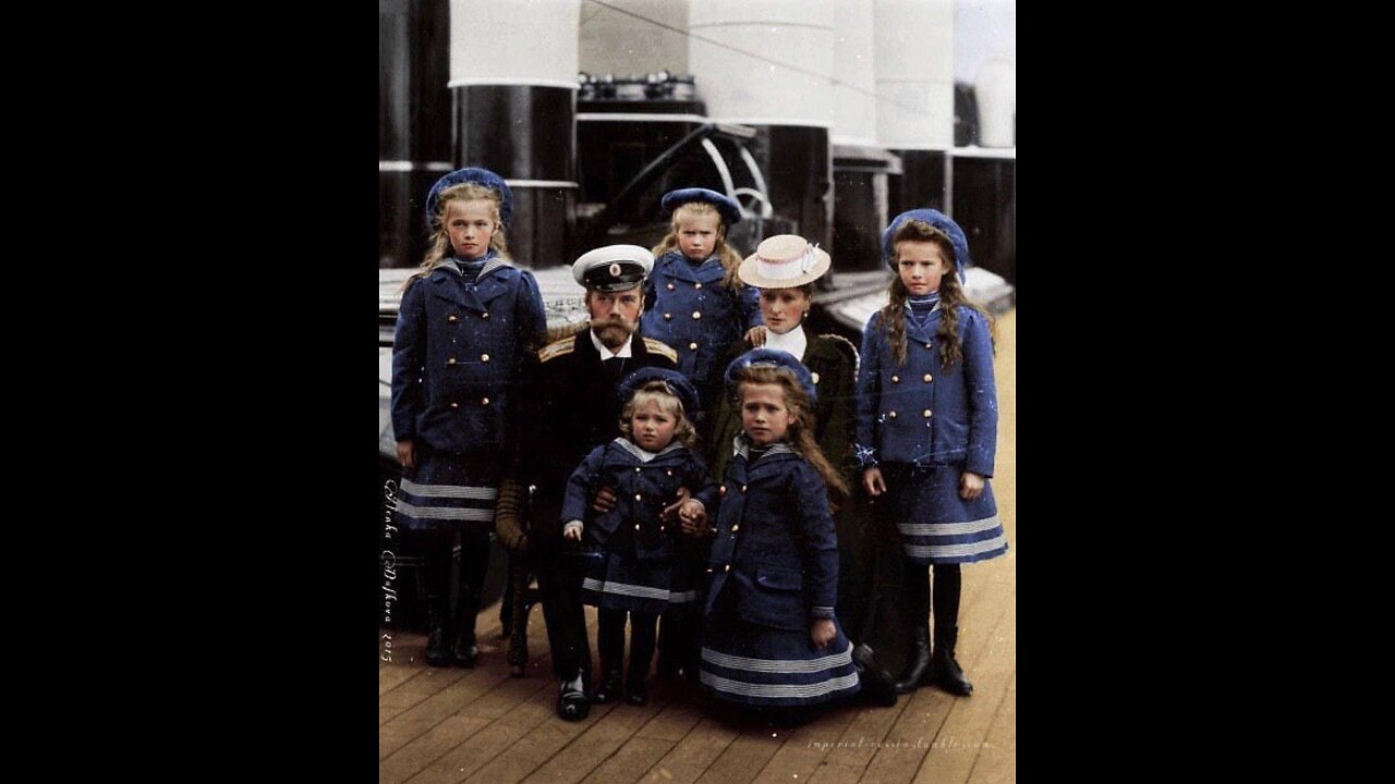 The Imperial family on the yacht "Polar Star" in 1906.
