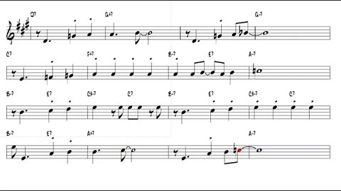 How High the Moon Morgan Lewis Tenor Sax