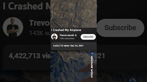 YouTuber jailed after crashing plane for views
