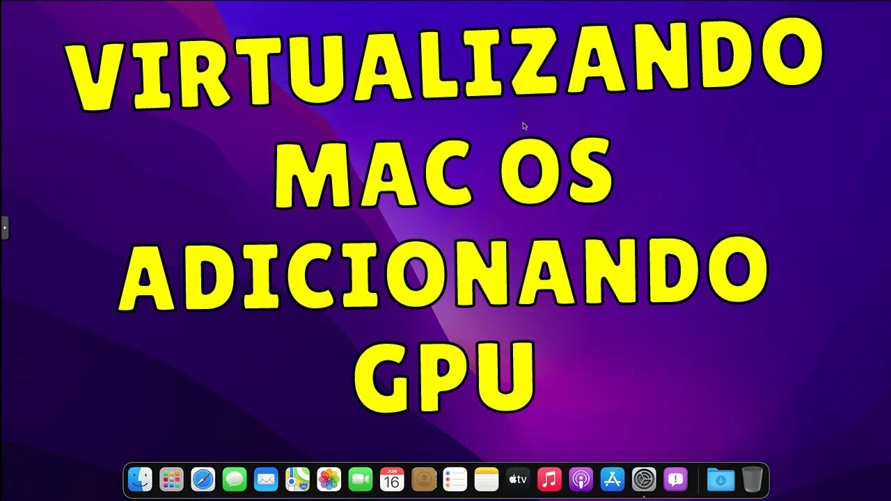 HACKINTOSH VIRTUALIZADO NO PROXMOX - ADCIONANDO PLACA DE VÍDEO - GPU PCI PASSTHROUGH