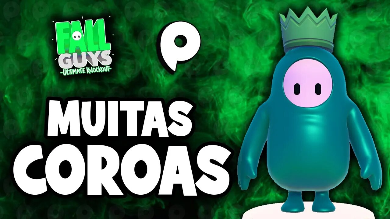 Live de Fall Guys - Muitas coroas