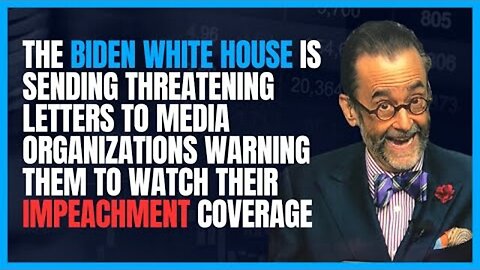 THE BIDEN WHITE HOUSE IS SENDING THREATENING LETTERS TO MEDIA ORGANIZATIONS WARNING THEM TO WATCH ..