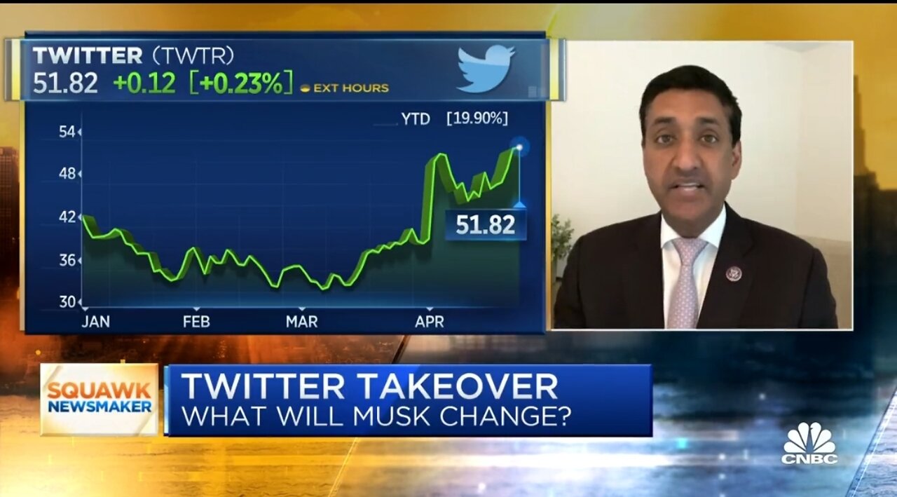 Dem Rep. Khanna Claims Twitter Is NOT Banning People; Trump’s Ban Was Temporary