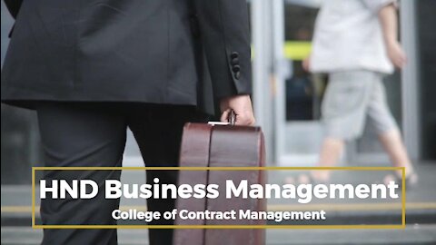 HND Business Management Live Online