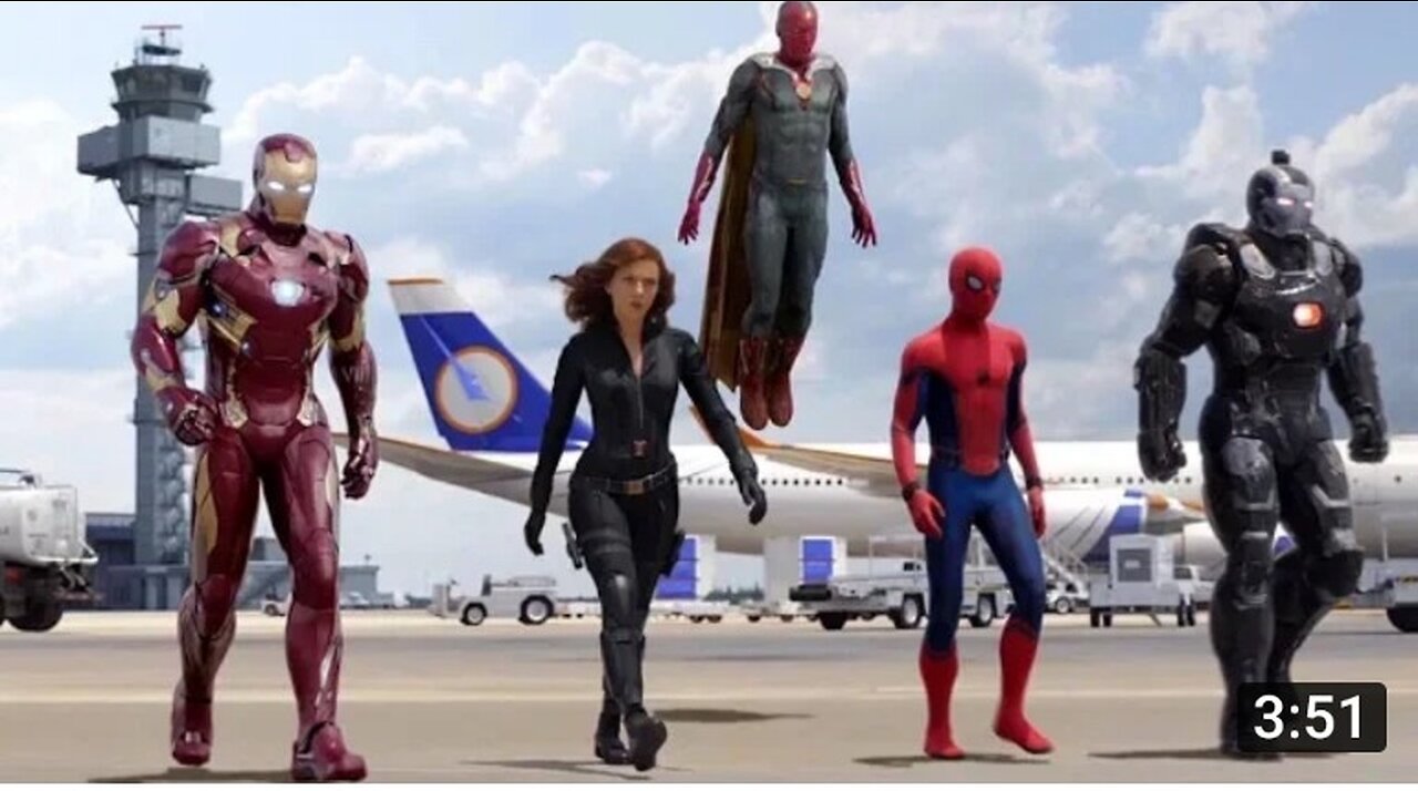 Team Iron Man vs Team Cap - Airport Battle Scene - Captain America: Civil War Movie CLIP