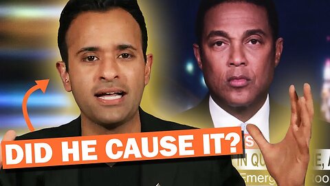 Vivek Ramaswamy reacts to Don Lemon's firing