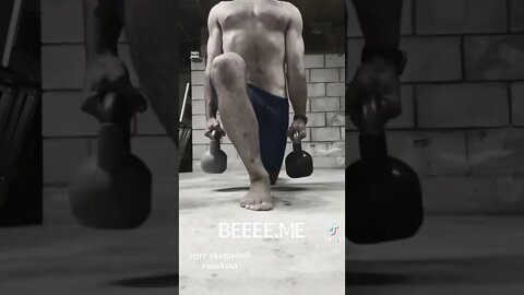 Kettlebell Lunges Home Workout