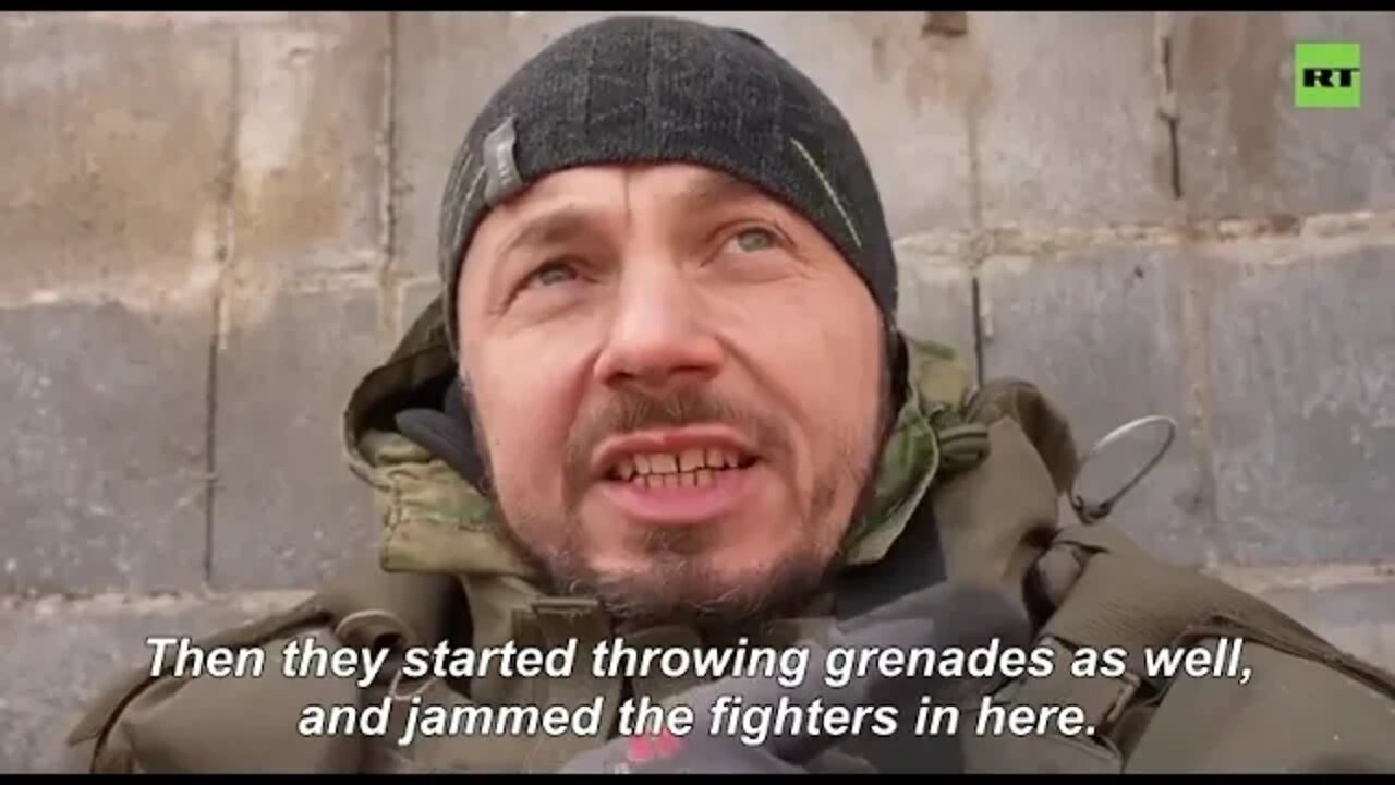 Russian Forces Battle Against Snipers Of The Nationalist Battalion "Azov" While Evacuating Civilians