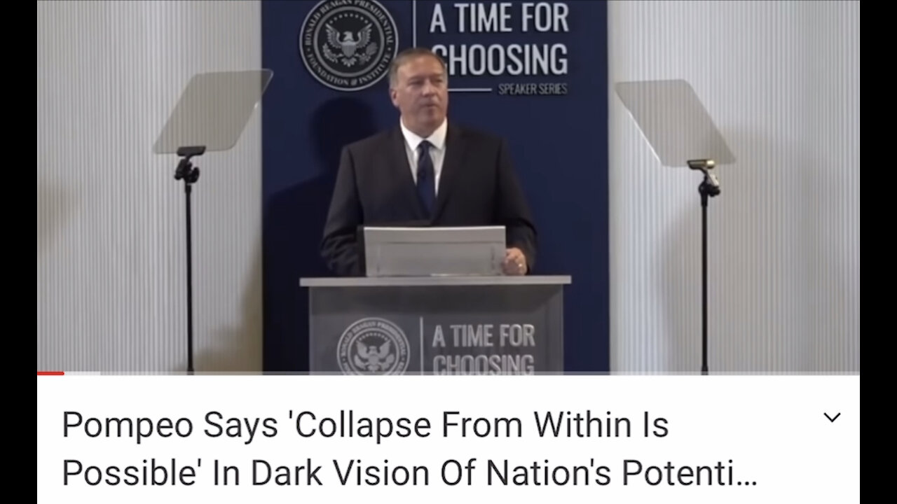 TSVN144 8.2021 Mike Pompeo Says ‘Collapse From Within’ Is Possible