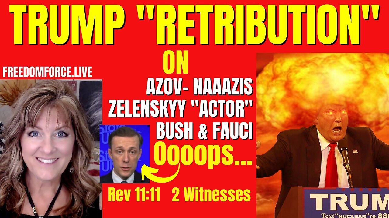 Trump RETRIBUTION - Fauci, Azov, Zelenskyy Actor