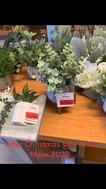 After Christmas Sale At TJ Maxx 2022