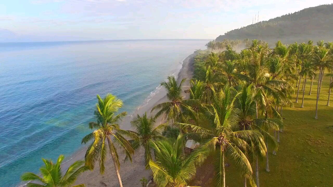 Coastal Elegance: A Drone's View of Seaside Serenity