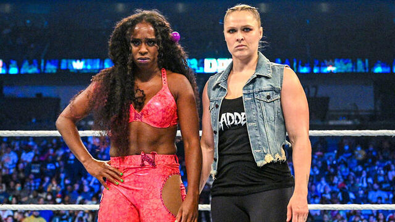 Rousey helps Naomi fend off an attack from Flair & Deville: SmackDown highlight, Feb. 11, 2022 @WWE