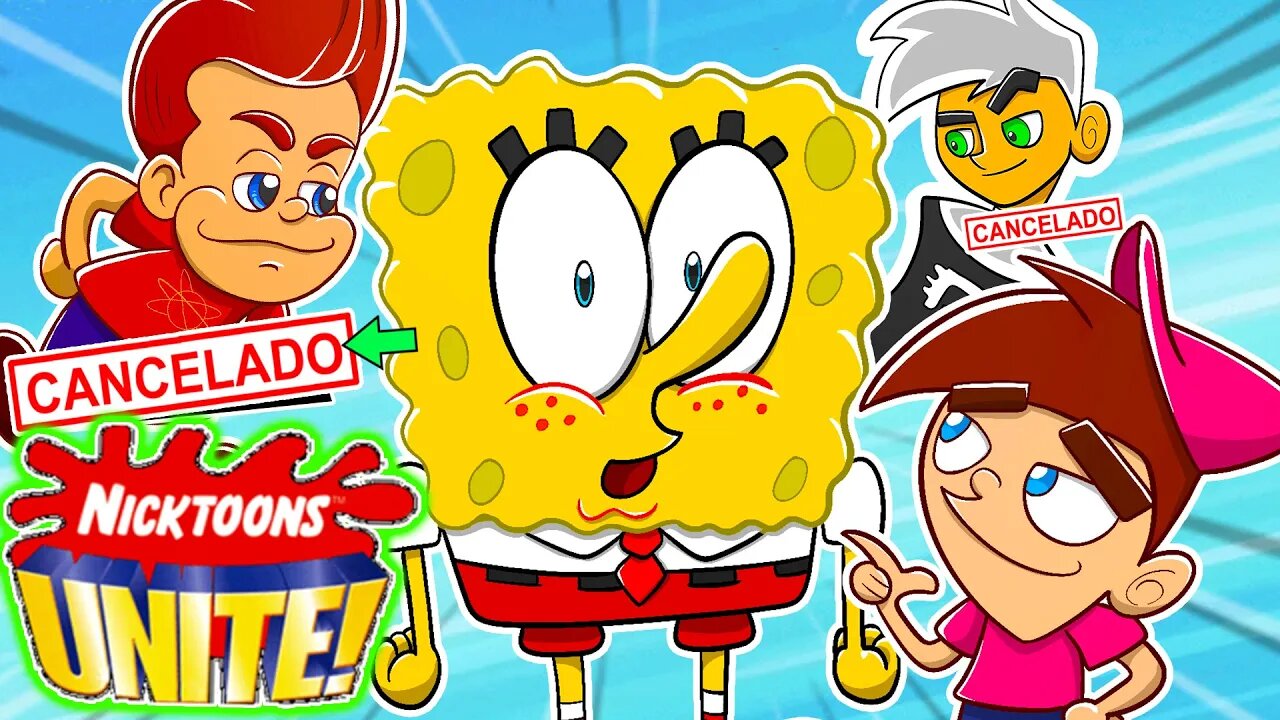 JOGO do BOB ESPONJA e DESENHOS CANCELADOS | NICKTOONS UNITE