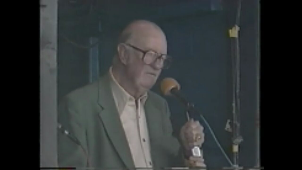 July 11, 1990 - Legendary Broadcaster Jack Brickhouse at White Sox 1917 Throwback Game