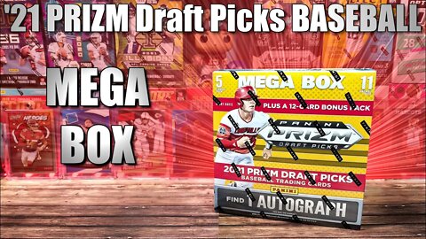 2021 PRIZM Draft Picks BASEBALL Mega Box | Tons of Parallels and an AUTO Pulled!