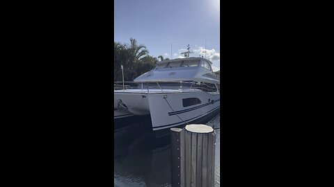 The big white #yacht #cat #travel #florida