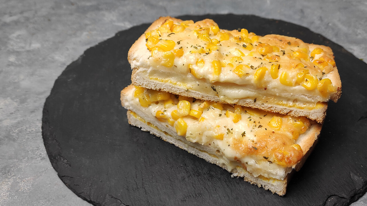 Corn & Cheese Sandwich Recipe @mamagician