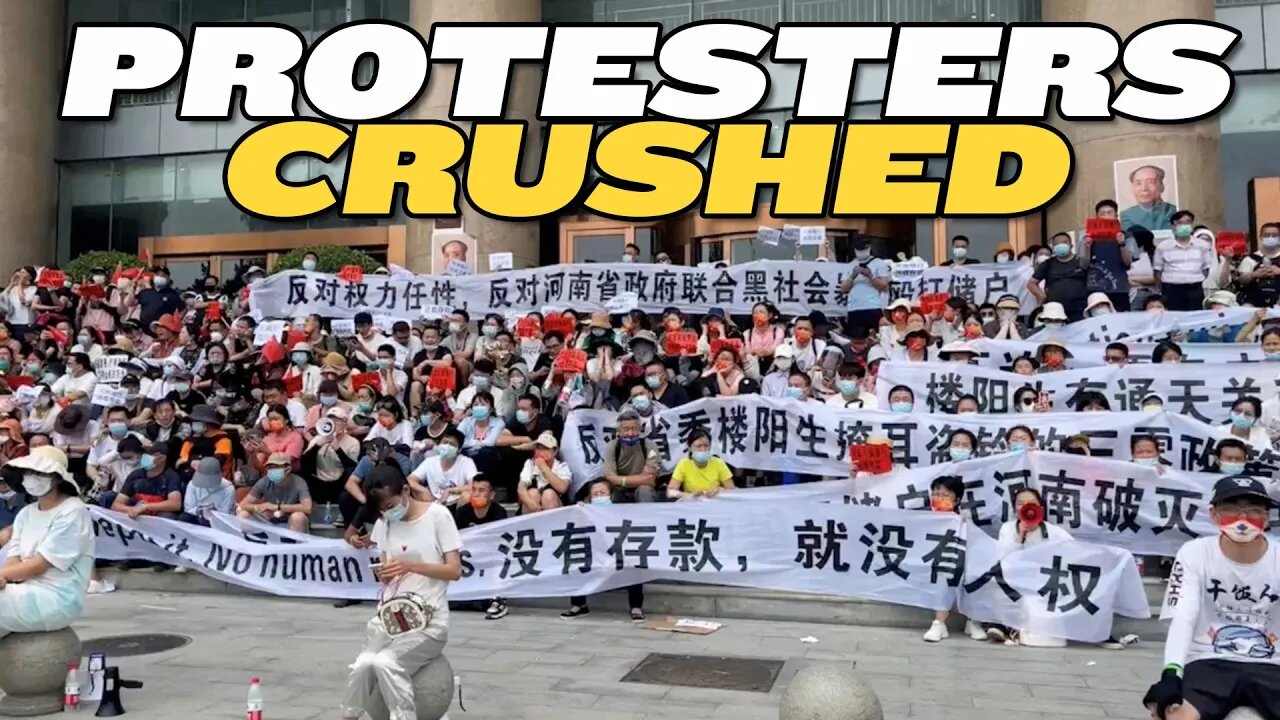 Protesters CRUSHED by Police | Henan Bank Protest