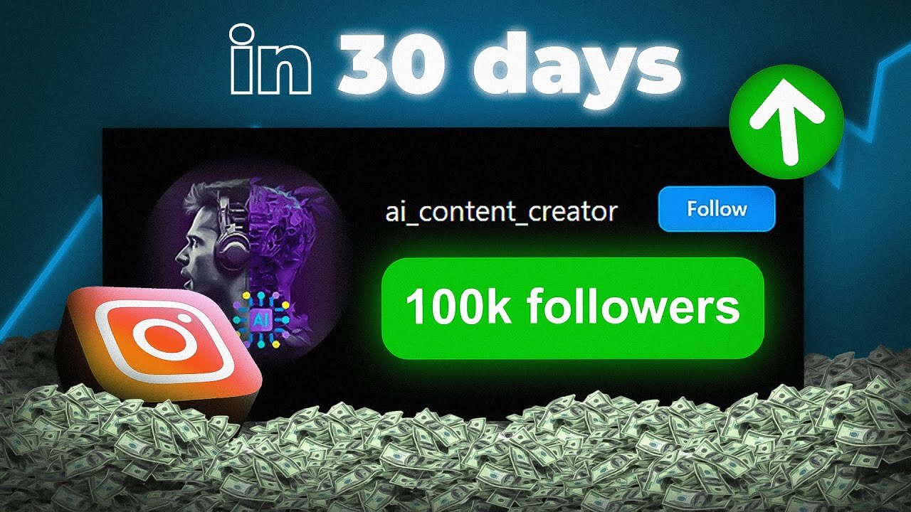 I got 100K instagram followers in 30 days using AI