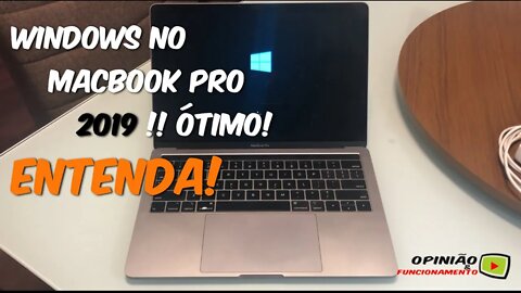 Windows 10 Pro no Macbook Pro 2019 com Touch Bar - Opinião e Funcionamento