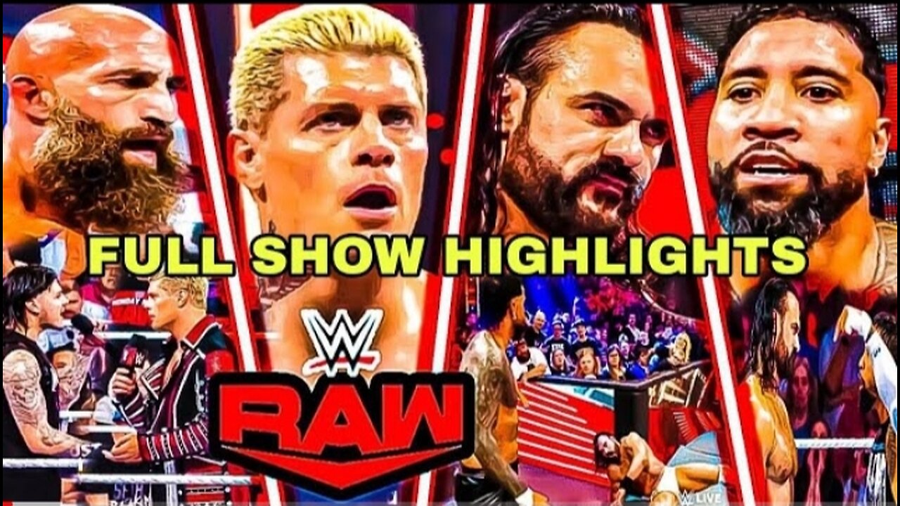 WWE Monday night raw highlights today full show 19th September 2023