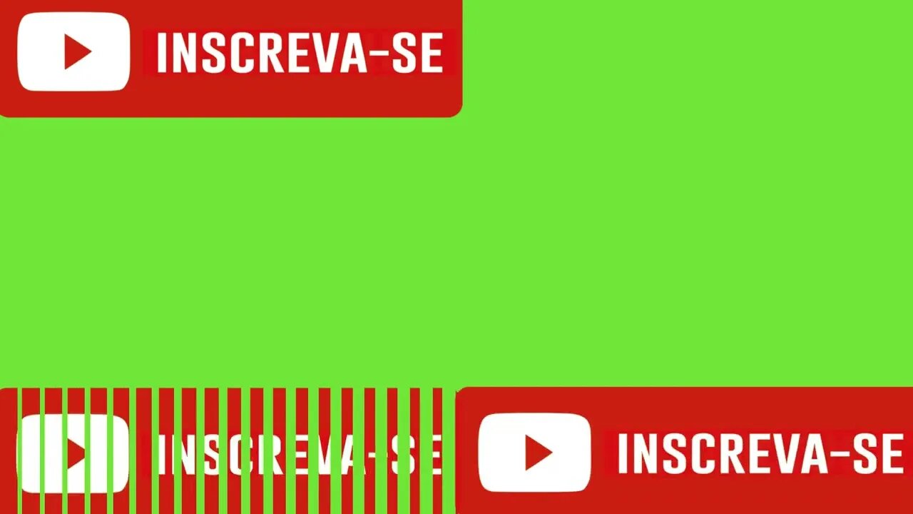 Chroma key botão inscreva-se green screen