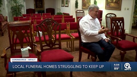 COVID-19 pandemic puts strain on Palm Beach County funeral homes