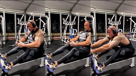 The Rock's Insane Saturday Night Workout!