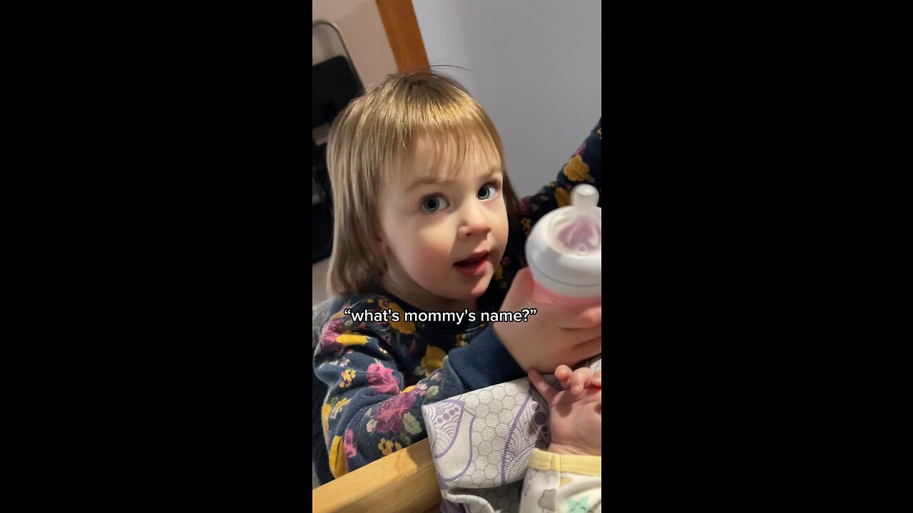 Toddler Has Hilarious Response To What's Mommy's & Daddy's Name