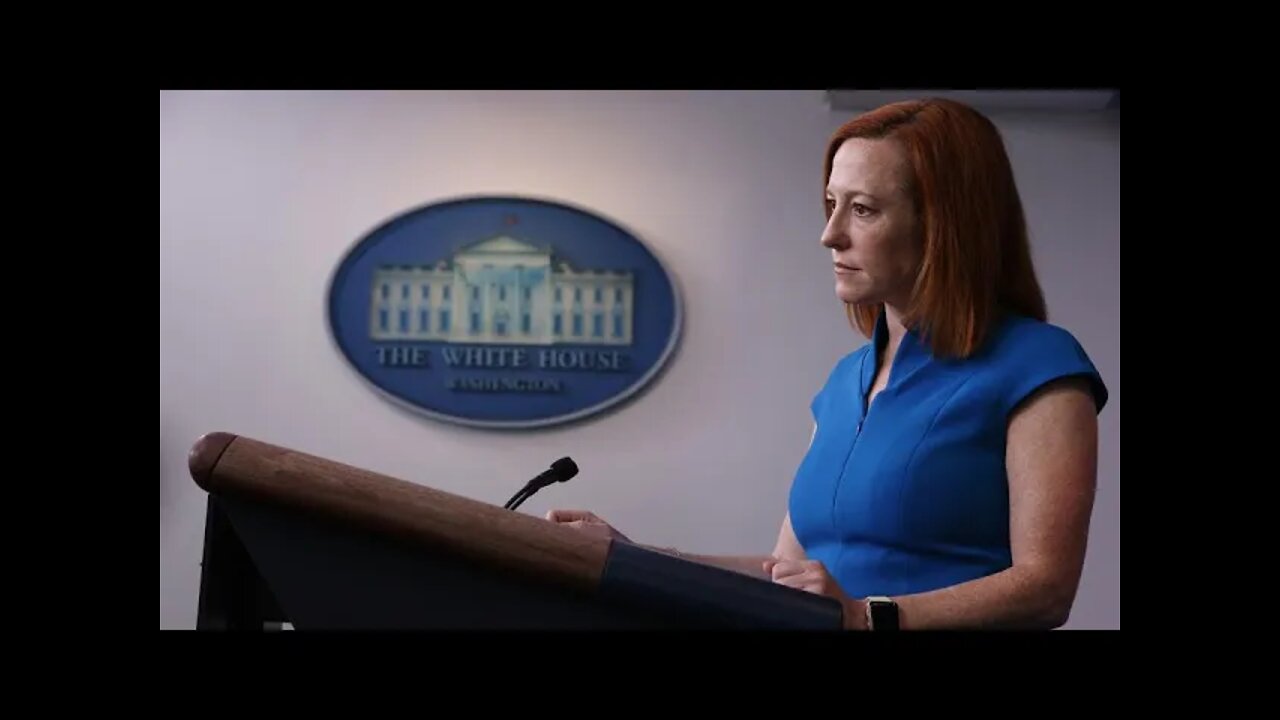 White House press secretary Psaki holds news conference