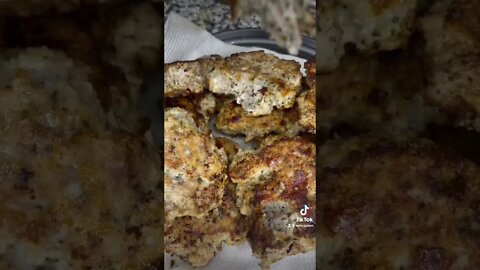 cheesy turkey fritters recipe | keto recipes for beginners #Shorts