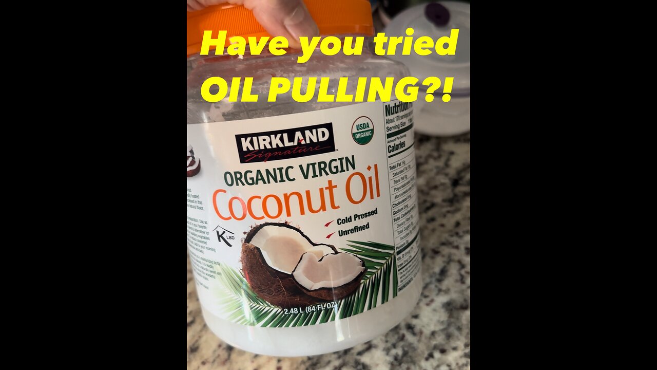 You may want to try oil pulling now!